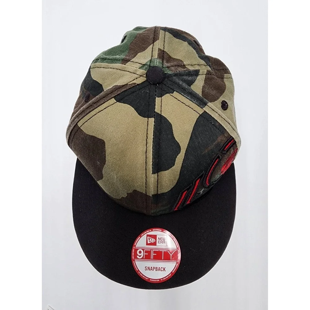 New Era 9Fifty Camo Snapback Hat‎ Cap One Size